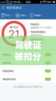 驾驶证被扣分是实时的吗，驾驶证扣分会在驾驶证上显示吗 