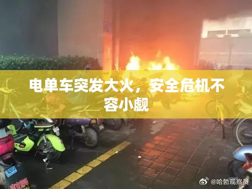 电单车突发大火，安全危机不容小觑