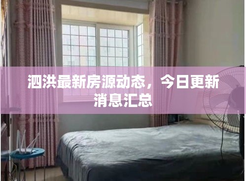 泗洪最新房源动态，今日更新消息汇总