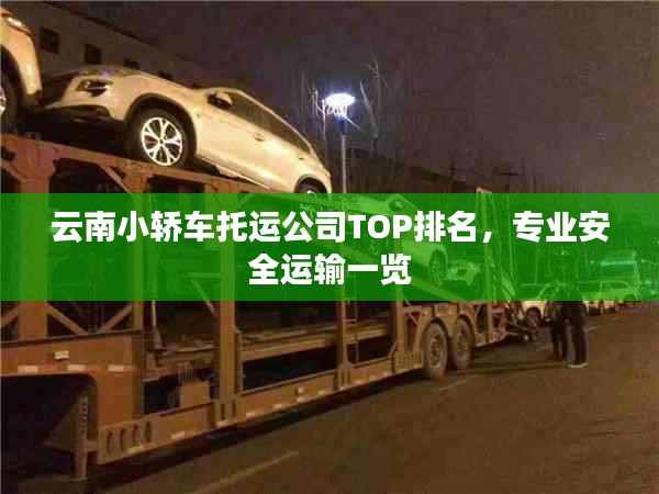 云南小轿车托运公司TOP排名，专业安全运输一览