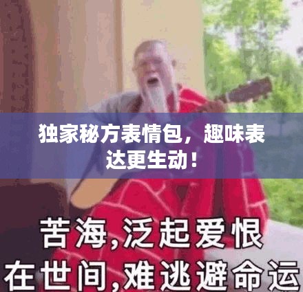 独家秘方表情包,趣味表达更生动!