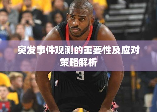 突发事件观测的重要性及应对策略解析