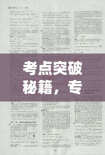 考点突破秘籍，专题作业深度解析